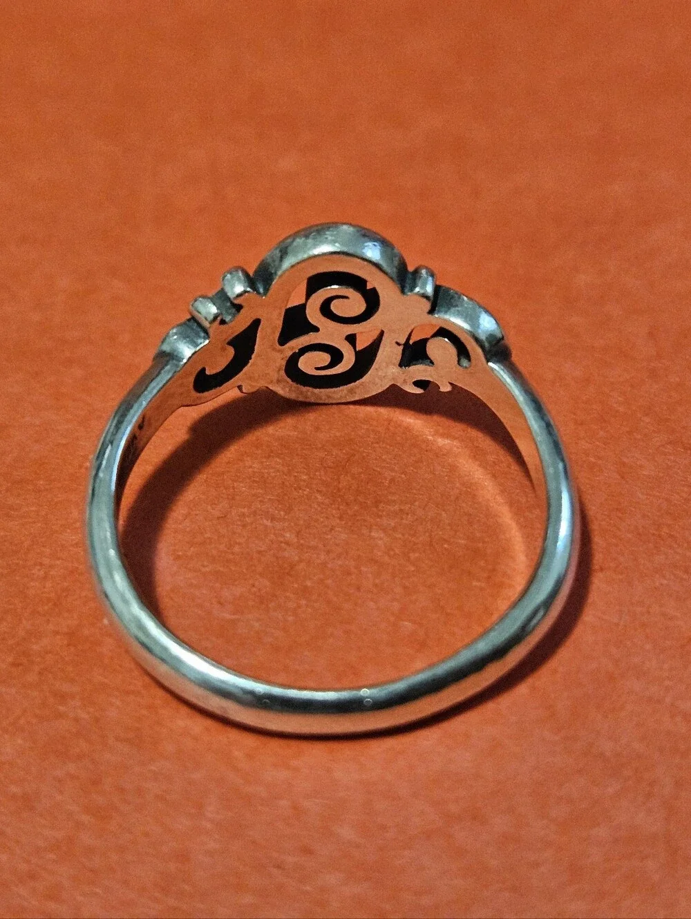 James Avery Retired Sapnish Swirl Sterling Silver Ring Size 7.5